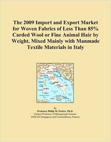 okumak The 2009 Import and Export Market for Woven Fabrics of Less Than 85% Carded Wool or Fine Animal Hair by Weight, Mixed Mainly with Manmade Textile Materials in Italy