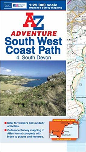 okumak SW Coast Path South Devon Adventure Atlas (A-Z Adventure Atlas)