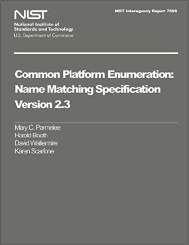 okumak NIST Interagency Report 7696: Common Platform Enumeration Name Matching Specification Version 2.3