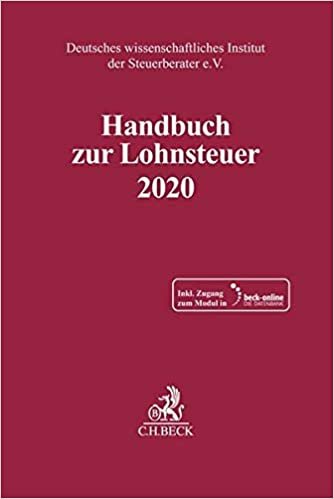 okumak Handbuch zur Lohnsteuer 2020: Rechtsstand: 1. Januar 2020