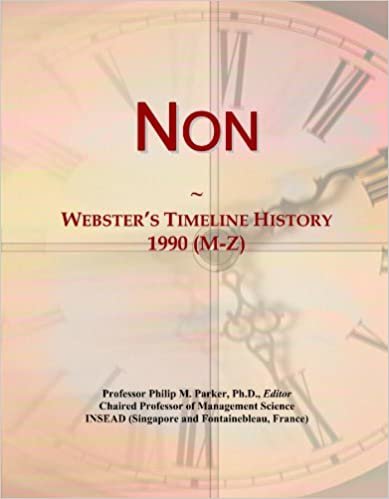okumak Non: Webster&#39;s Timeline History, 1990 (M-Z)