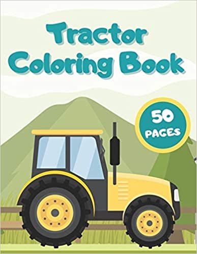 okumak Tractor Coloring Book: for kids ages 4-8