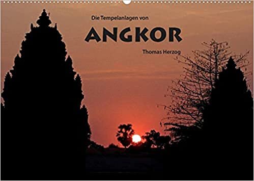 okumak A N G K O R (Wandkalender 2022 DIN A2 quer): Die Tempelanlagen der Khmer in Kambodscha (Monatskalender, 14 Seiten ) (CALVENDO Orte)