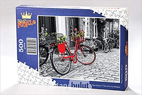 okumak Kırmızı Bisiklet Ahşap Puzzle 500 Parça (TT04-D)