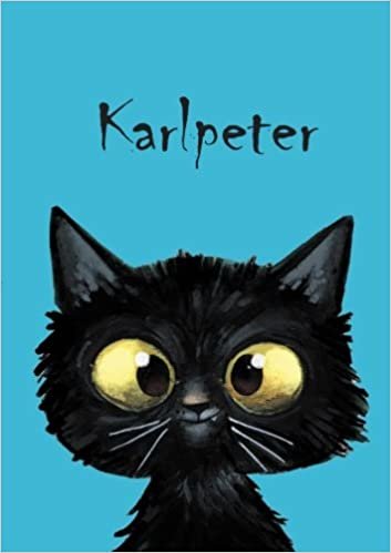 okumak Karlpeter: Karlpeter - Katzen - Malbuch / Notizbuch / Tagebuch: A5 - blanko