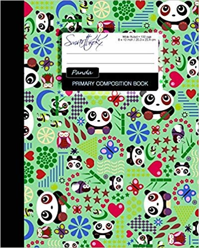 okumak Primary Composition Book: Kids School Exercise Book with Pandas, Butterflies &amp; Owls [ Times Tables * Wide Ruled * Large Notebook * Color * Perfect Bound ] (Primary Composition Books : Kids n Teens)