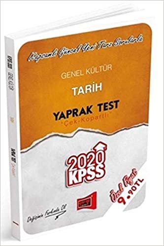 okumak Yargı KPSS Genel Kültür Tarih Çek Kopartlı Yaprak Test-YENİ