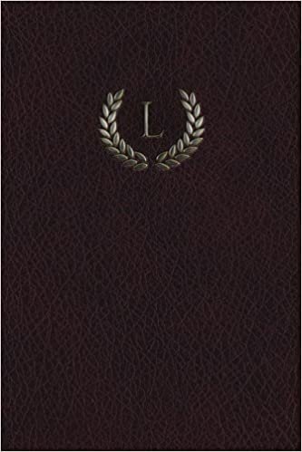 okumak Monogram &quot;L&quot; Blank Book: 150 page Sketchbook Scrapbook Notebook: Volume 12 (Monogram Maroon 150 Blank)