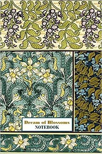 Dream of Blossoms NOTEBOOK [ruled Notebook/Journal/Diary to write in, 60 sheets, Medium Size (A5) 6x9 inches]