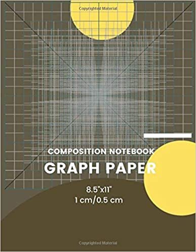 okumak COMPOSITION NOTEBOOK GRAPH PAPER 8.5&quot;x11&quot;, 1 cm/0.5 cm: Grid Paper Notebook, Quad Ruled,Journal, Diary ,8.5&quot;x11&quot; 120 Pages, Graph Paper blank paper