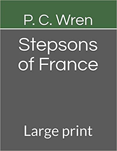 okumak Stepsons of France: Large print