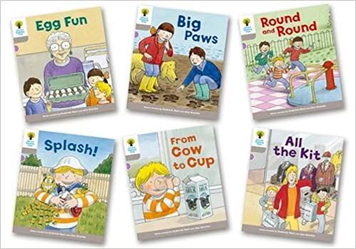 okumak Oxford Reading Tree Biff, Chip and Kipper Stories Decode and Develop: Level 1: Level 1 More B Decode &amp; Develop Pack of 6 (Wordless Story Book)