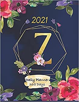 okumak Intials Letter Z 2021 Daily Planner: 365 day planner 2021