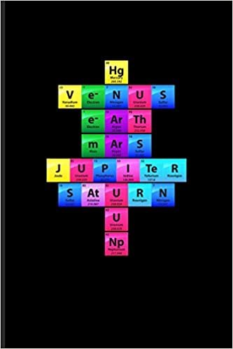 okumak Hg Venus Earth Mars Jupiter Saturn U Np: Periodic Table Of Elements Journal For Teachers, Students, Laboratory, Nerds, Geeks &amp; Scientific Humor Fans - 6x9 - 100 Blank Lined Pages