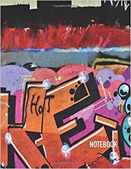 okumak Notebook: Graffiti Theme Cover Journal Cahier Large: 8.5 x 11 100 Lined Pages Notebook for Notes, Ideas, Observations, Sketches