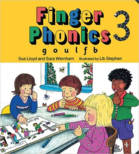 okumak Finger Phonics book 3: in Precursive Letters (British English edition): G, O, U, L, F, B Bk. 3 (Jolly Phonics: Finger Phonics)