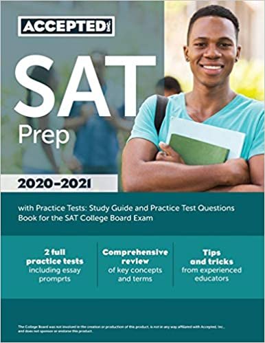 okumak SAT Prep 2020-2021 with Practice Tests: Study Guide and Practice Test Questions Book for the SAT College Board Exam