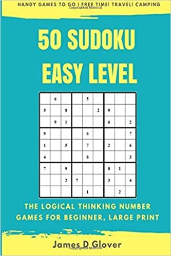 okumak 50 Sudoku Easy Level: The Logical Thinking Number Games for Beginner, Large Print