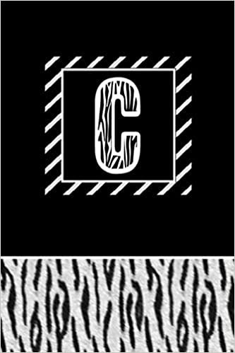 okumak Letter C Notebook : Initial C Monogram Journal Zebra Print Notebook Personalized Gift Journal: Zebra Print Composition Lined Notebook / Journal Gift ,100 Pages , 6&quot; x 9&quot; , Soft Cover, Matte Finish