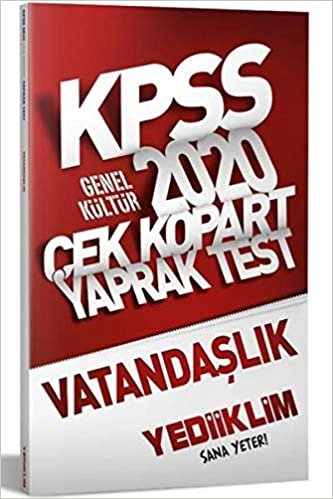 okumak Yediiklim KPSS Genel Kültür Vatandaşlık Çek Kopart Yaprak Test-YENİ