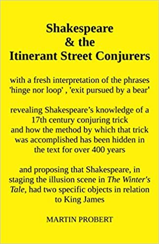 okumak Shakespeare and the Itinerant Street Conjurers