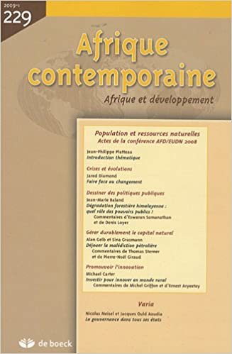 okumak Afrique contemporaine, N° 229, 2009, 1 : Population et ressources narturelles