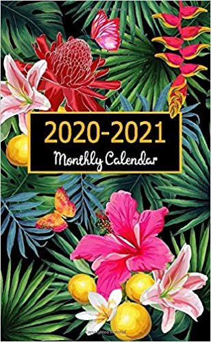 okumak 2020 - 2021 Monthly Calendar: Two-Year Monthly Pocket Planner: 24- Month Calendar, Password Log, Phone Book Size: 4.0&quot; x 6.5&quot; With Black Tropical ... 2020 - Dec 2021 (monthly planner pocket size)