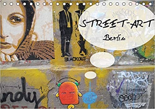 okumak Street-Art Berlin (Tischkalender 2021 DIN A5 quer): Monatskalender mit Fotografien von Street-Art aus Berlin (Geburtstagskalender, 14 Seiten )