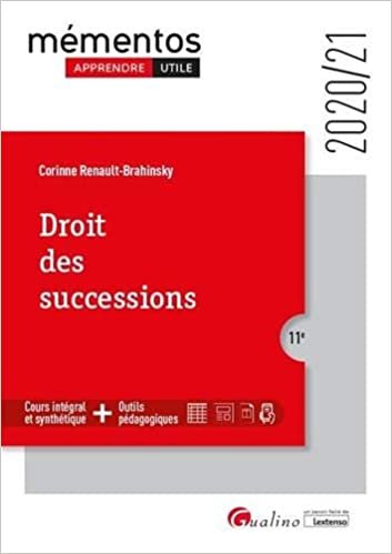 okumak Droit des successions: Cours intégral et synthétique - Outils pédagogiques (2020-2021) (Mémentos)