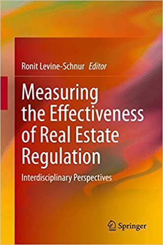 okumak Measuring the Effectiveness of Real Estate Regulation: Interdisciplinary Perspectives