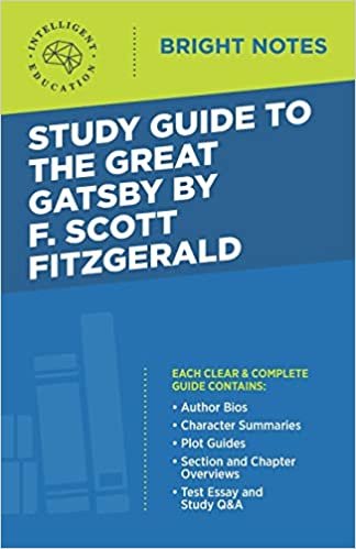 okumak Study Guide to The Great Gatsby by F. Scott Fitzgerald (Bright Notes)