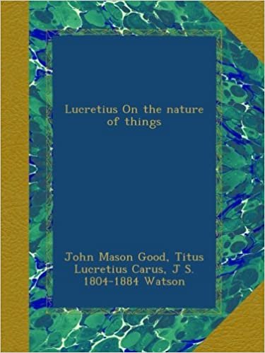 okumak Lucretius On the nature of things