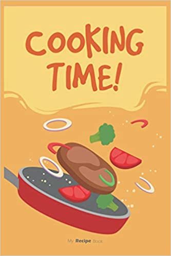 okumak Cooking Time Journal - Blank Recipe Book - Collect the Recipes You Love in Your Own Custom Cookbook: Lined Notebook / Journal Gift, 100+ Pages, 6x9, Soft Cover, Matte Finish