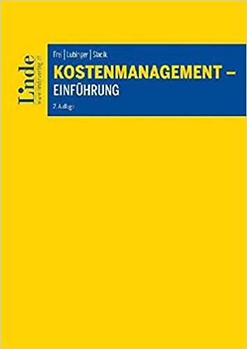 okumak Kostenmanagement - Einführung (Linde Lehrbuch)