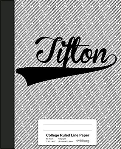 okumak College Ruled Line Paper: TIFTON Notebook (Weezag College Ruled Line Paper Notebook)