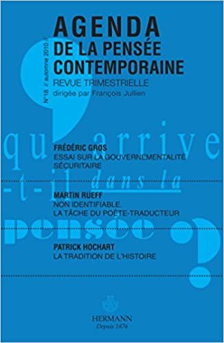 okumak Agenda de la pensée contemporaine, n° 18 (HR.HORS COLLEC.)