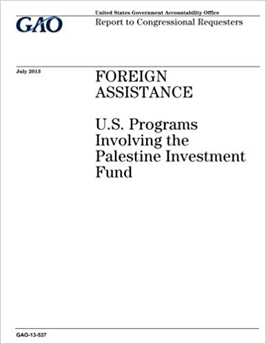 okumak Foreign assistance :U.S. programs involving the Palestine Investment Fund : report to congressional requesters.