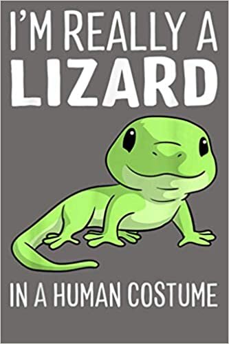 okumak I M Really A Lizard In A Human Costume Halloween: Notebook Planner - 6x9 inch Daily Planner Journal, To Do List Notebook, Daily Organizer, 114 Pages