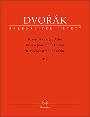 okumak Klavierquartett D-Dur op. 23. Spielpartitur, Stimmensatz, BÄRENREITER URTEXT