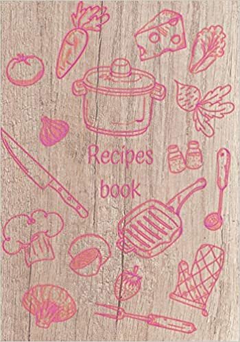 okumak Recipes book: Recipe binder: Elegant recipe holder to Write In Recipe cards, chic Food Graphics design, Document all Your recipe box and Notes for ... recipe keeper, 100-Pages 7&quot; x 10&quot; V 7.0
