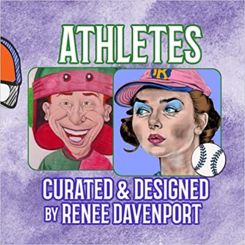 Athletes: Grayscale Adult Coloring Book