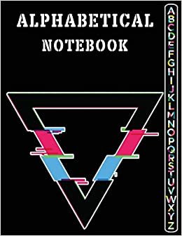 okumak Alphabetical Notebook: Lined-Journal Organizer with A-Z Tabs Printed, Alphabetical Tabbed Notebook