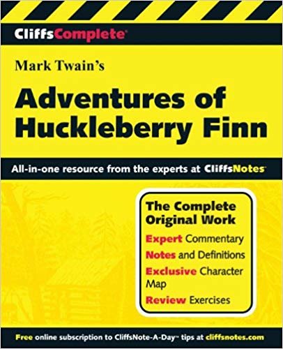 okumak Adventures f huckleberry Finn: Complete Study Edition (Cliffs Notes)