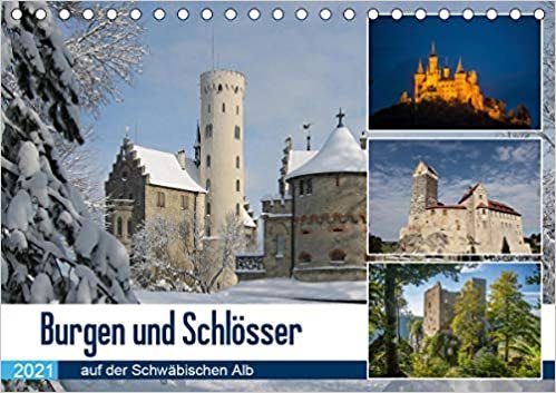 okumak Burgen und Schlösser auf der Schwäbischen Alb (Tischkalender 2021 DIN A5 quer): Charakteristische Bauwerke einer Region (Monatskalender, 14 Seiten ) (CALVENDO Orte)