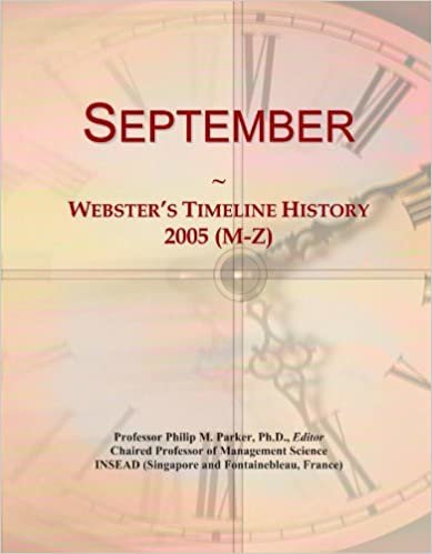 okumak September: Webster&#39;s Timeline History, 2005 (M-Z)