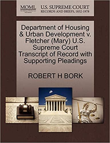 okumak Department of Housing &amp; Urban Development v. Fletcher (Mary) U.S. Supreme Court Transcript of Record with Supporting Pleadings