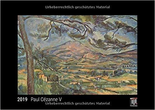 okumak Paul Cézanne V 2019 - Black Edition - Timokrates Wandkalender, Bilderkalender, Fotokalender - DIN A3 (42 x 30 cm)
