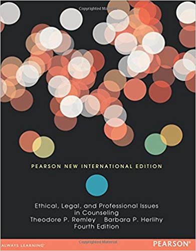 okumak Ethical, Legal, and Professional Issues in Counseling: Pearson New International Edition