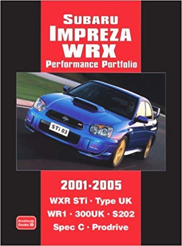 okumak Subaru Impreza WRX Performance Portfolio 2001-2005