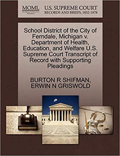 okumak School District of the City of Ferndale, Michigan v. Department of Health, Education, and Welfare U.S. Supreme Court Transcript of Record with Supporting Pleadings